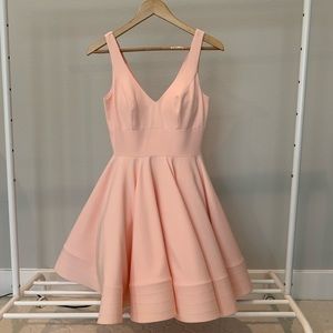 IEENA for MacDuggal blush cocktail dress 4 EUC